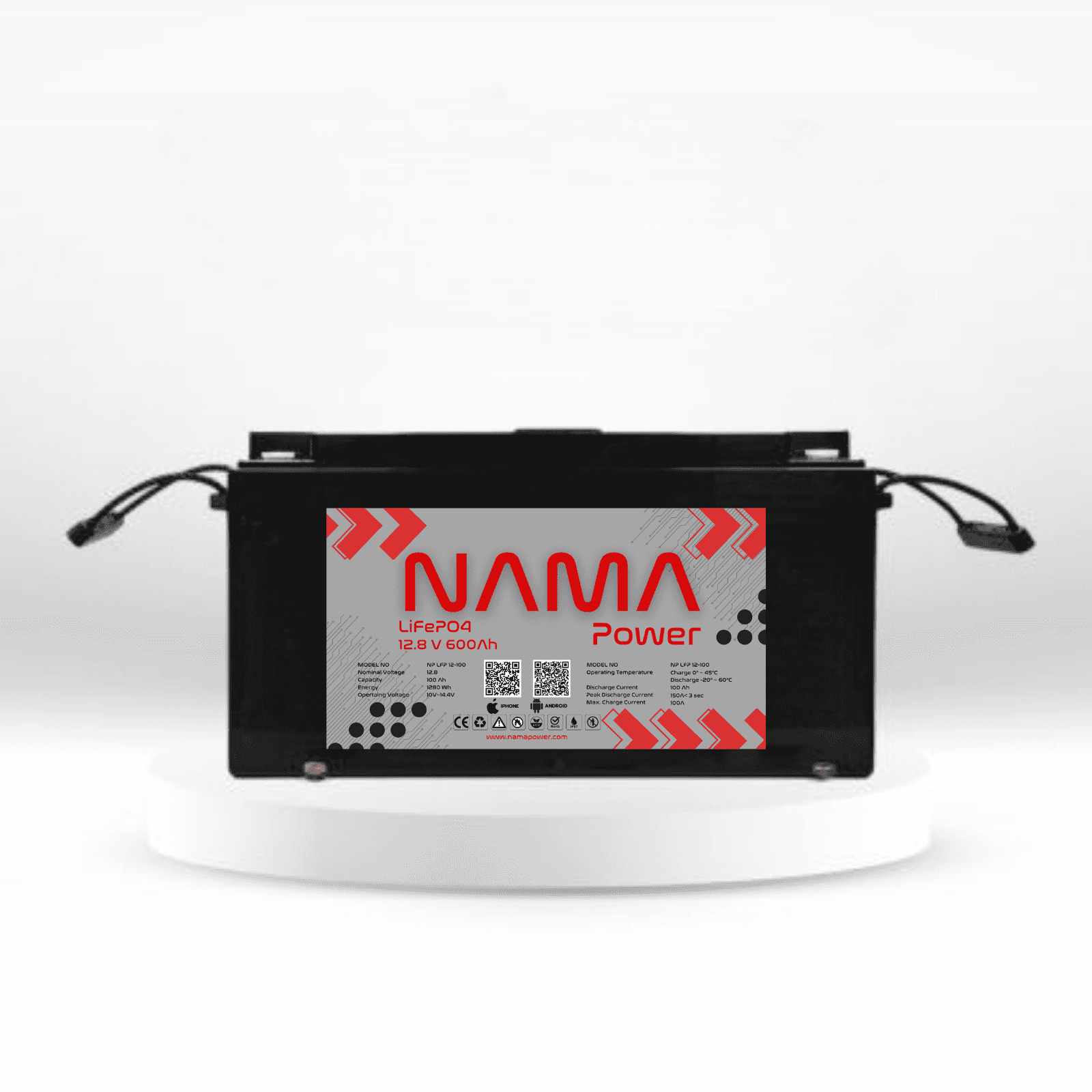 12.8V 600Ah LiFePO4